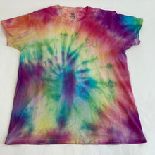 Load image into Gallery viewer, Reworked tie dye bedazzled tee
