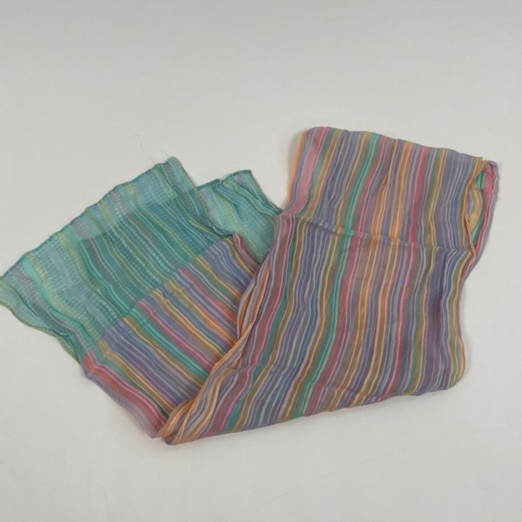 Vintage striped scarf