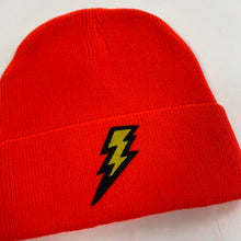 Load image into Gallery viewer, Custom lightning bolt beanie
