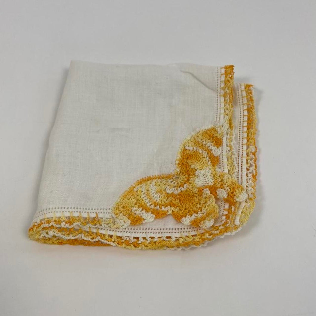 Vintage butterfly handkerchief