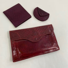 Load image into Gallery viewer, Vintage 3 piece leather set
