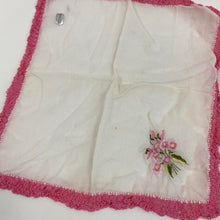 Load image into Gallery viewer, Vintage floral handkerchief
