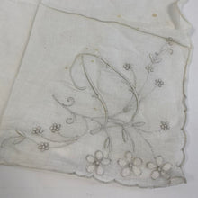 Load image into Gallery viewer, Vintage floral handkerchief
