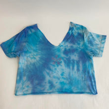 Load image into Gallery viewer, Reworked tie dye bedazzled tee
