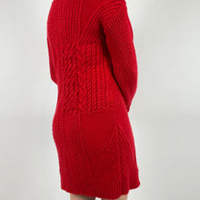 Load image into Gallery viewer, Modern cable knit sweater dress
