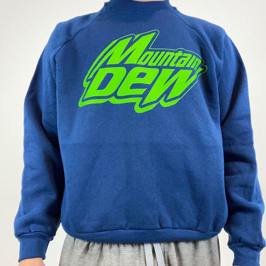 Custom Mountain Dew crewneck