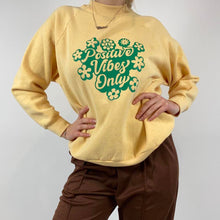 Load image into Gallery viewer, Custom positive vibes only crewneck
