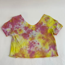 Load image into Gallery viewer, Reworked tie dye bedazzled tee
