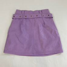 Load image into Gallery viewer, Leather honey punch skirt
