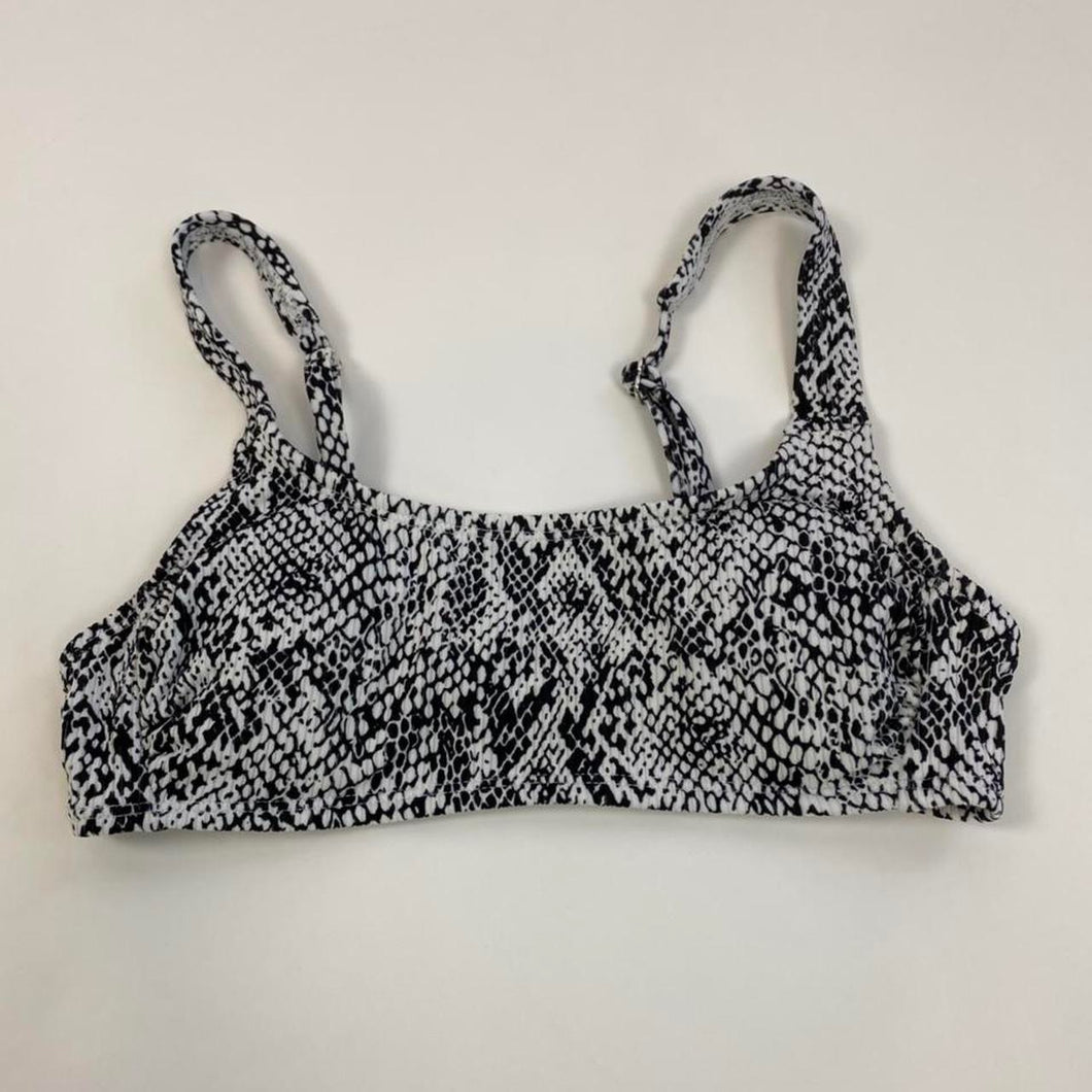 Snakeskin xhilaration bikini top